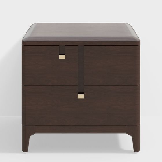 Elegant Urban Nightstand 3D model for Contemporary Spaces