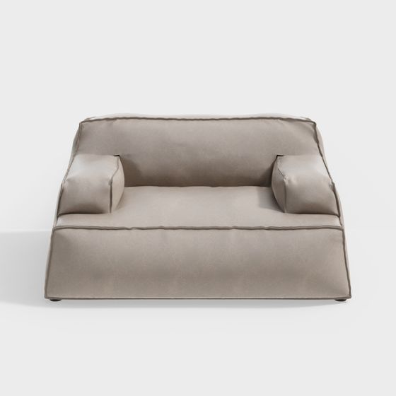 Modern Low-Polygon Sofa 3D model Design