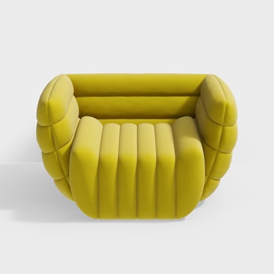 Unique Low-Poly Sofa 3D model