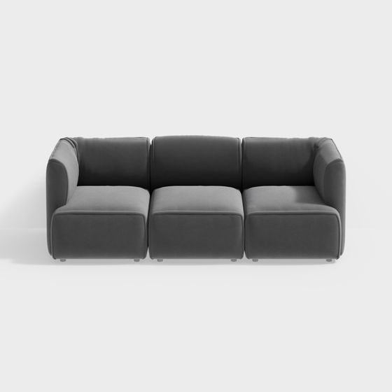 Urban Comfort 3D model Sofa for Modern Design