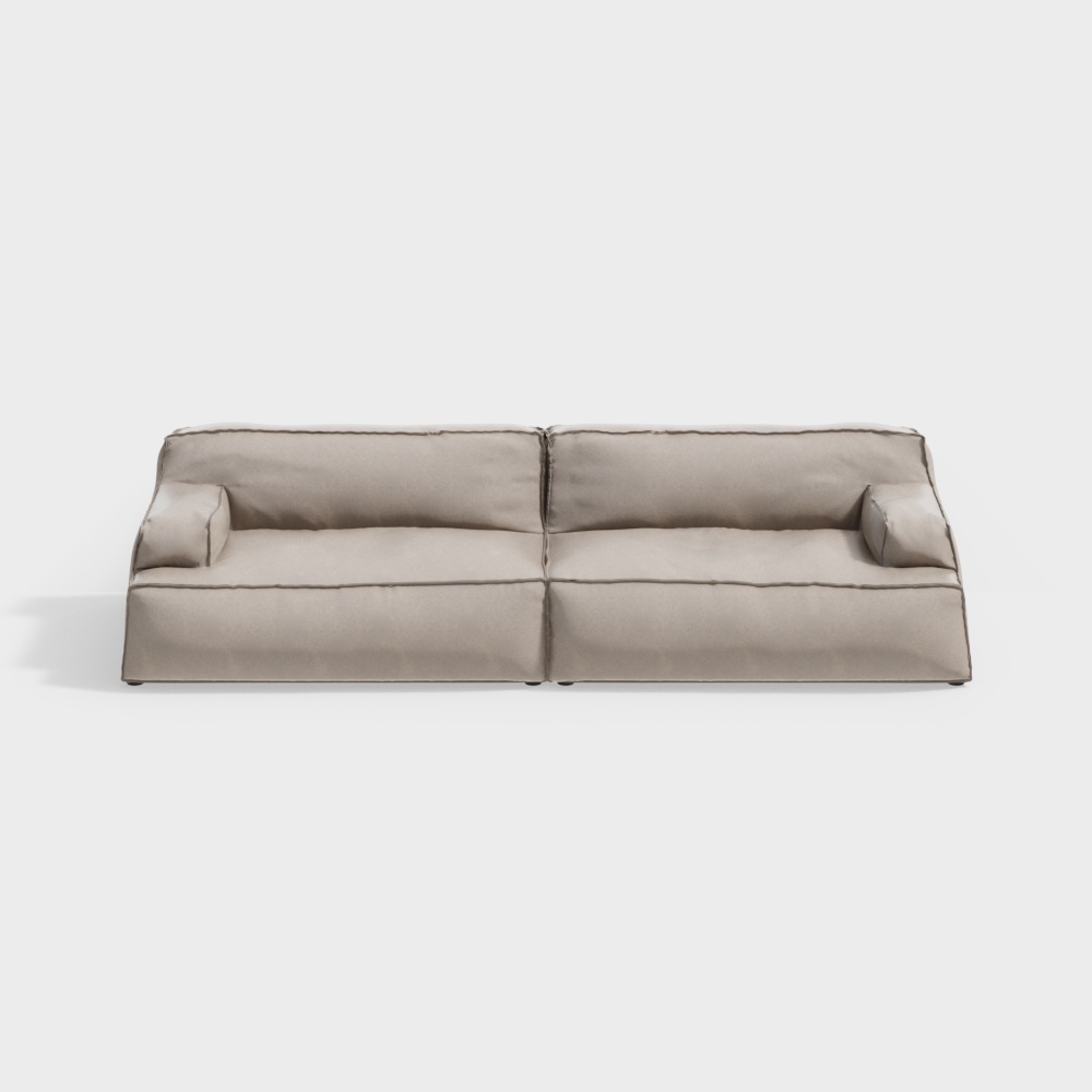 3m leather large three-seater sofa - BSNS210 - Sicily