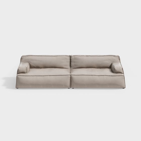 Modern Low-Poly Sofa 3D model