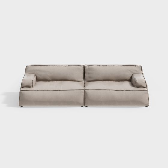 2,8m Leder-Mittelsitz-Sofa - BSNS210 - Sizilien