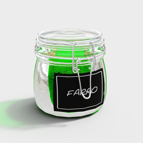 Farro Jar 3D model for Creative Projects