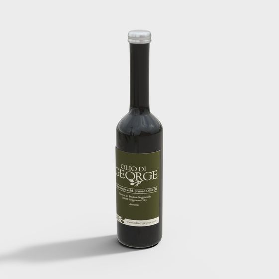 Olio di George Olive Oil Bottle 3D model for Design