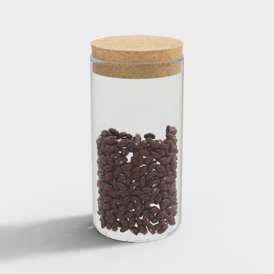 Stylish Storage Jar 3D model