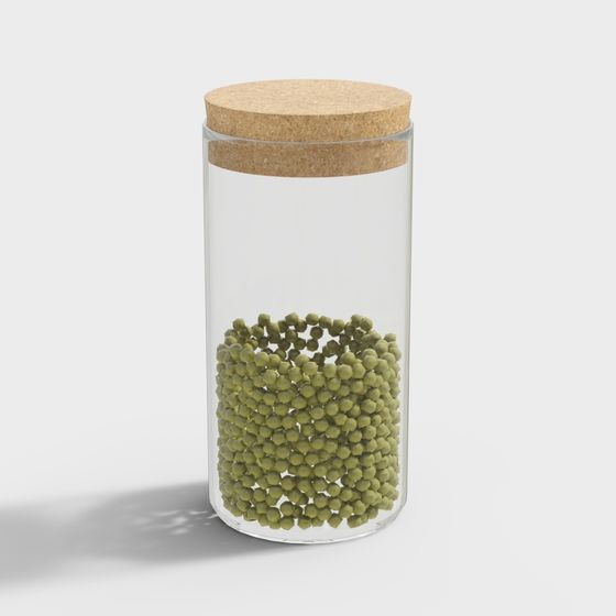 Chic Storage Jar 3D model for Creative Use