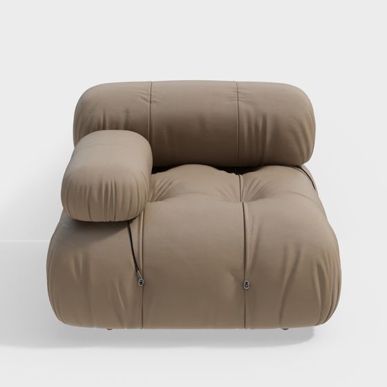 Modulo in pelle con schienale e bracciolo - BSNS960 - Sicilia