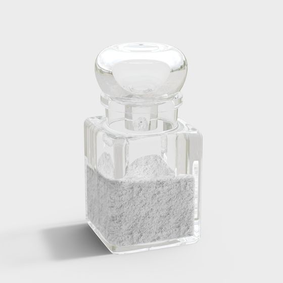 Elegant Salt Shaker 3D model for Modern Design