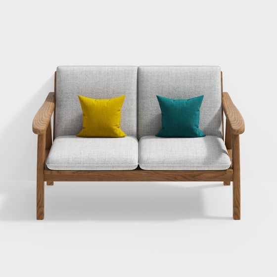 Urban Comfort Sofa 3D model for Modern Spaces