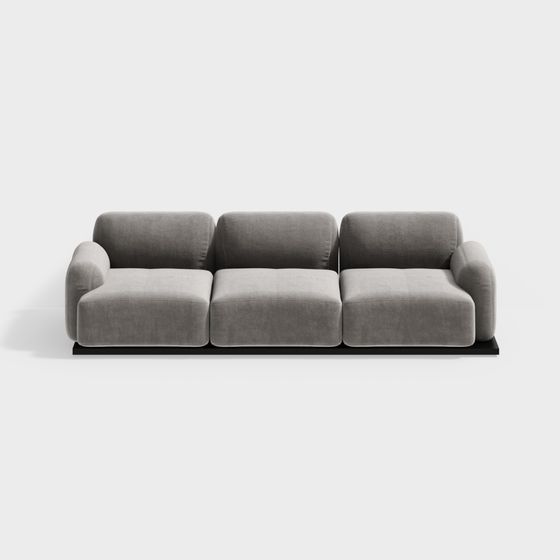 Urban Comfort 3D model Sofa for Modern Interiors