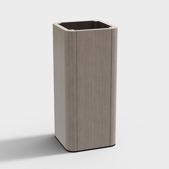 Brown Decorative Column 3D Model for Elegant Spaces