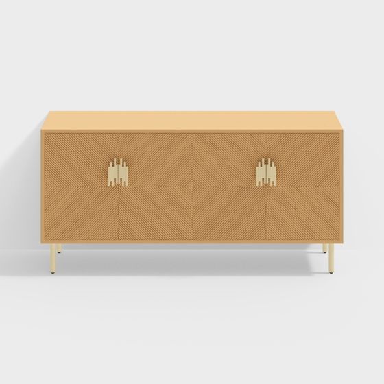 City Gates Cabinet 3D model for Modern Spaces