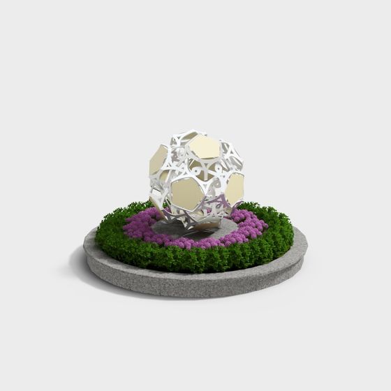 Geometric Dream 3D Model Sculpture