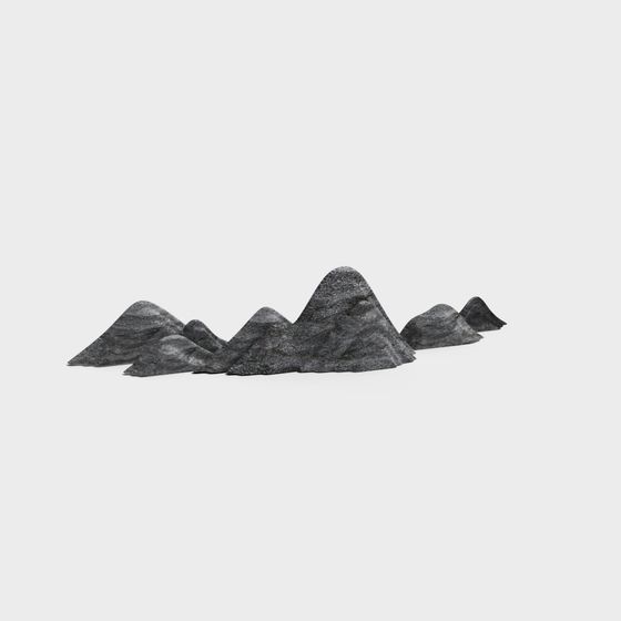 Rocky Peaks 3D Model for Creative Projects