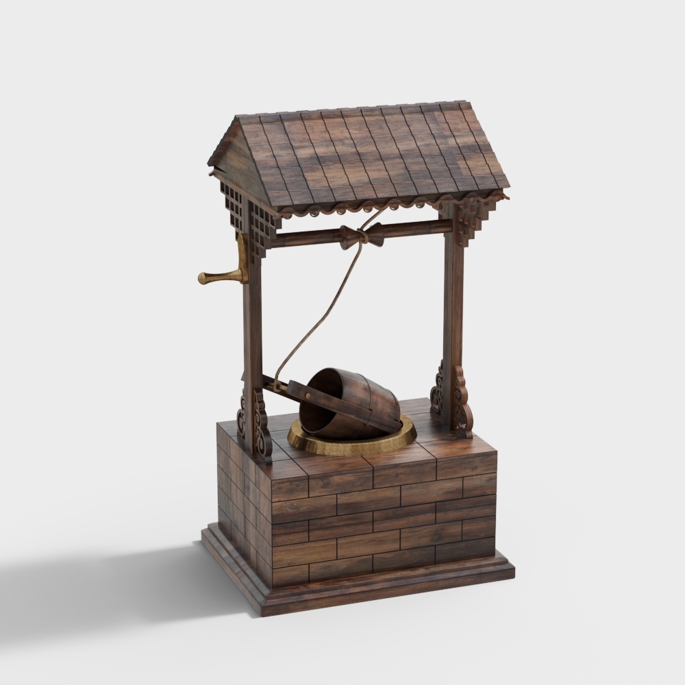 Bản phác thảo làm vườn nước và giếng Trung Quốc-1