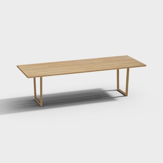 City Table 3D model for Modern Design