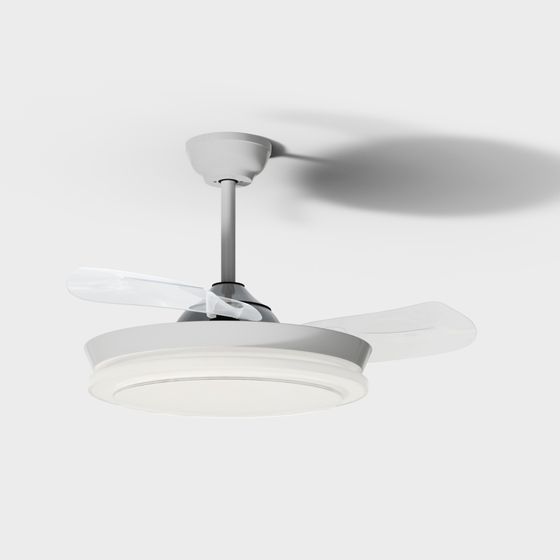 Sophisticated Ceiling Fan 3D model for Modern Interiors