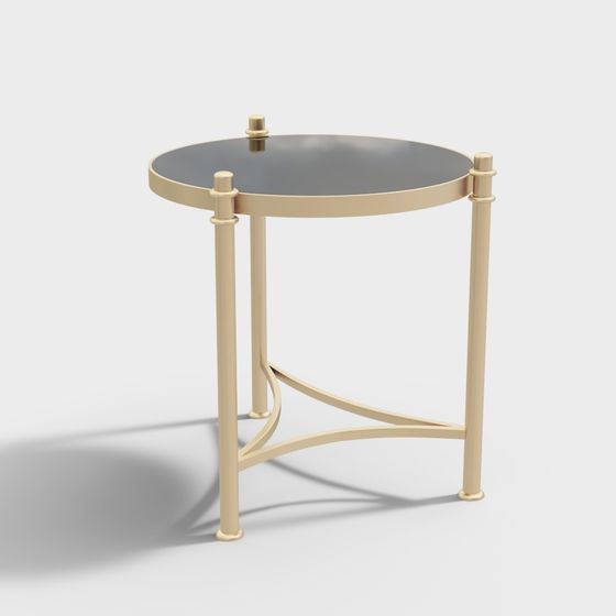 Elegant Round Table 3D model for Modern Aesthetics