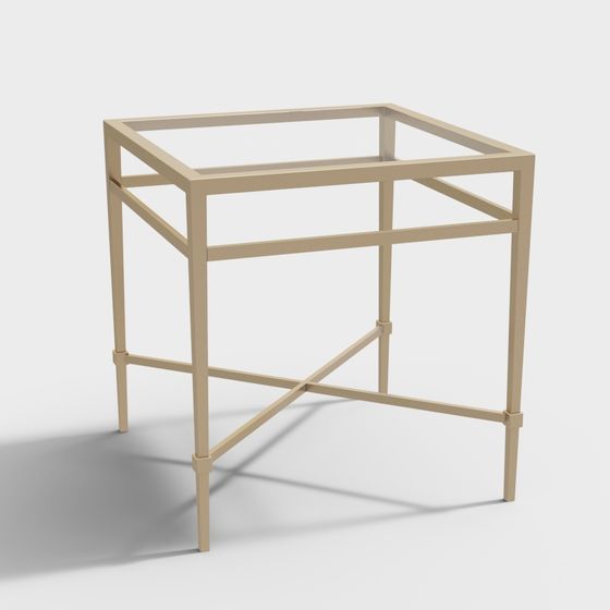 Elegant Metal Frame 3D Model for Modern Design