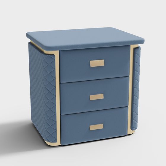 Stylish 3D Model Nightstand for Contemporary Spaces