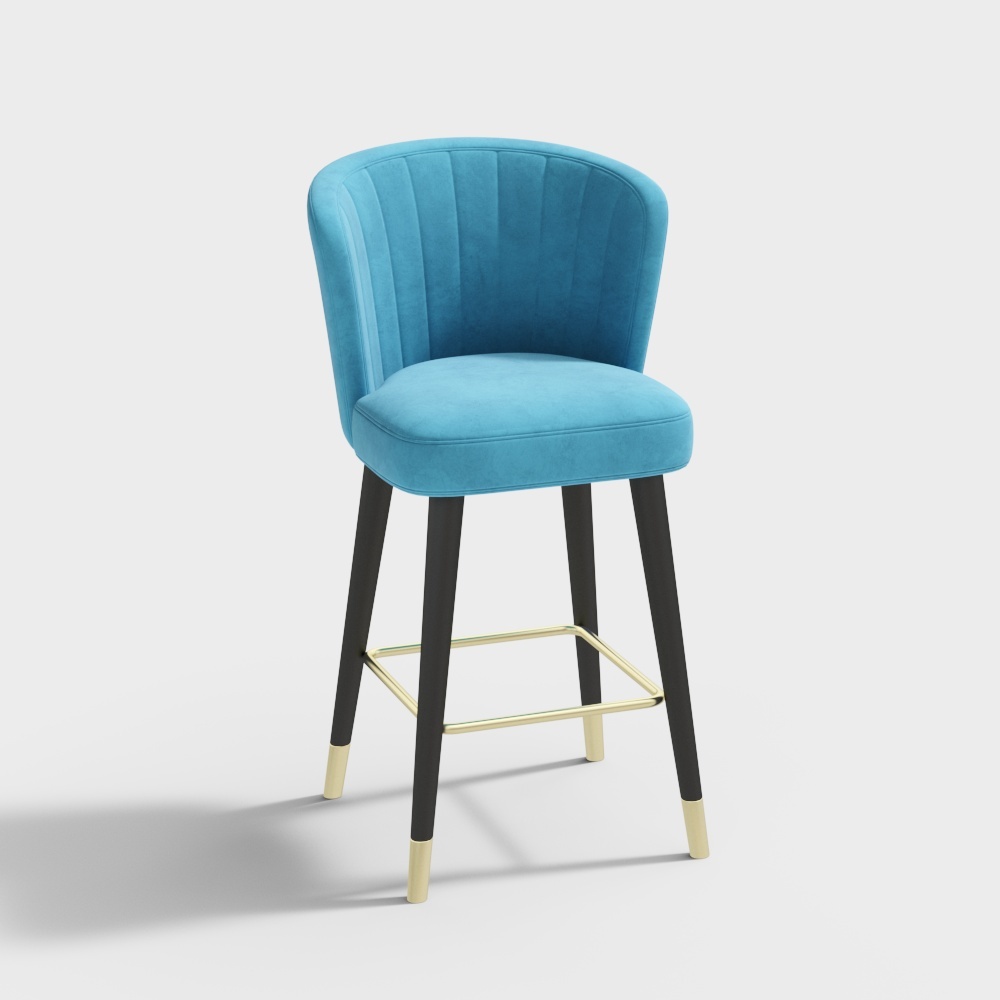 Samt-Barstuhl-YL696-