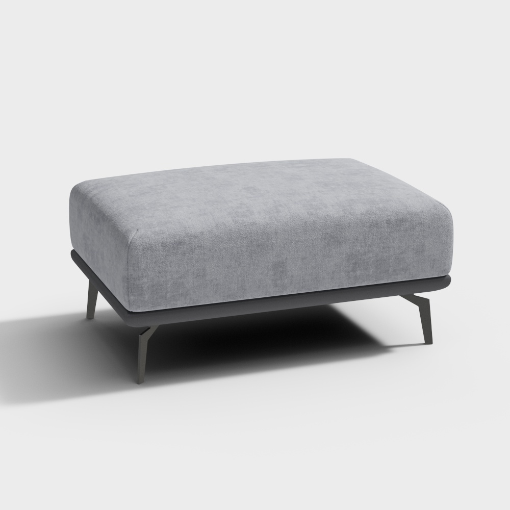 Divano in tessuto con gambe in metallo - BSJS023-Senkelo