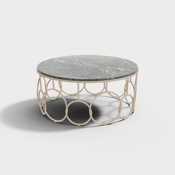Circular Dance Coffee Table 3D model