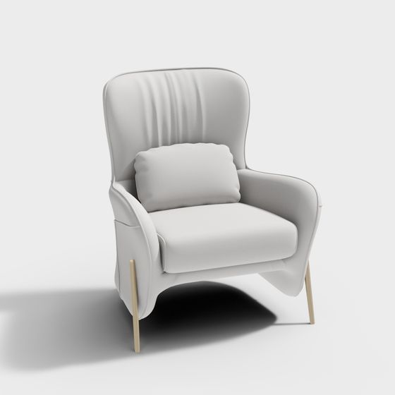 Cozy Lounge Chair 3D model