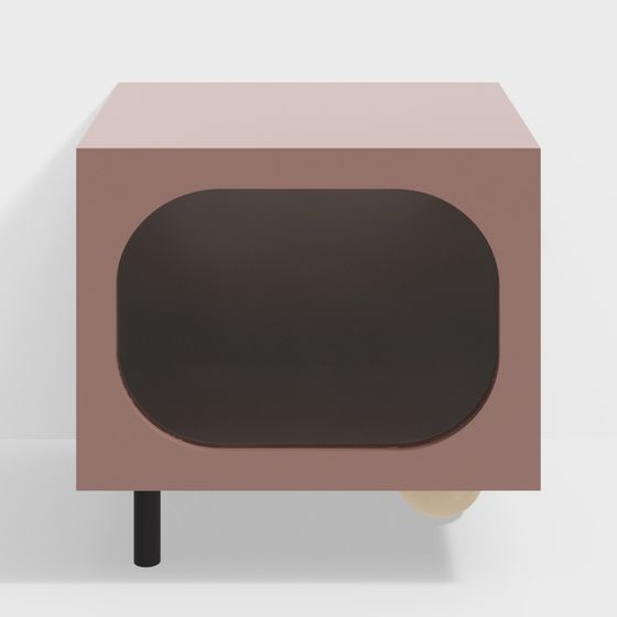 Retro Television 3D model with Low Poly Design