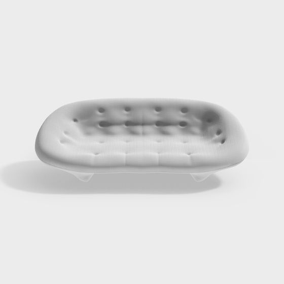 Canapé en tissu à mailles 2 places de 2m - BSNS900 - Sicile