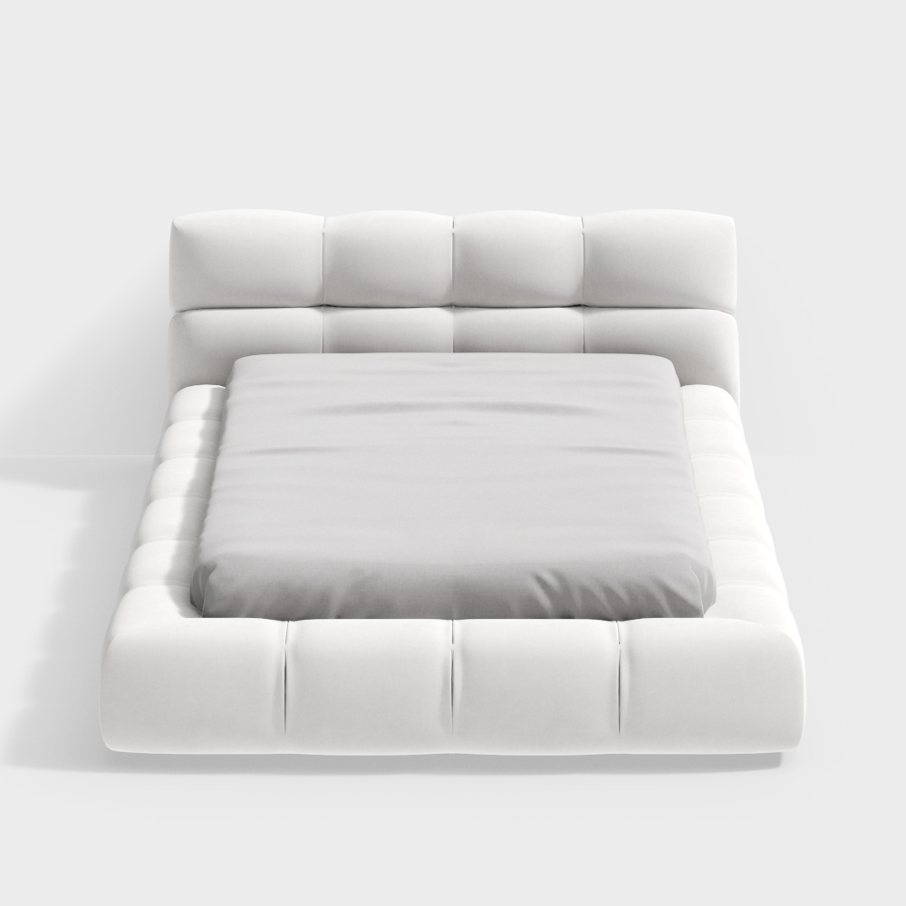 1.5m flannel double bed - BSNC722 - Sicily