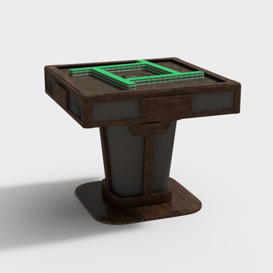 Vintage Game Table 3D model for Creative Projects