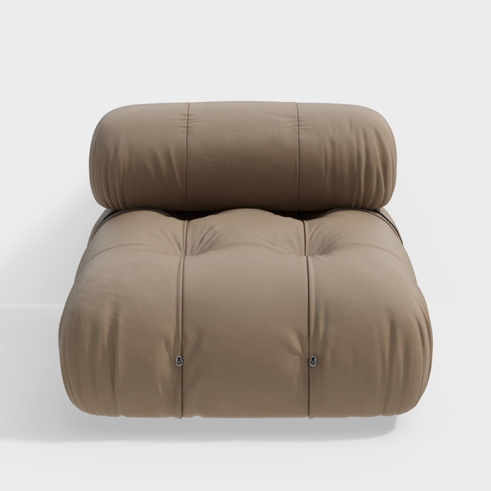 Leather unit with backrest sofa - BSNS960 - Sicily