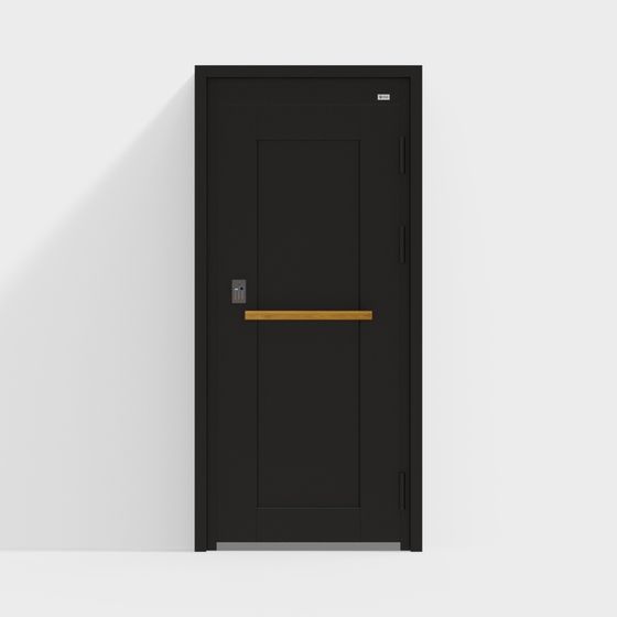Elegant Minimalist Door 3D Model