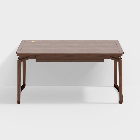 The Wooden Desk 3D model