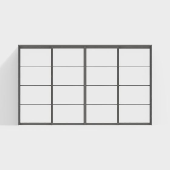 Industrial Window 3D Model for Modern Design