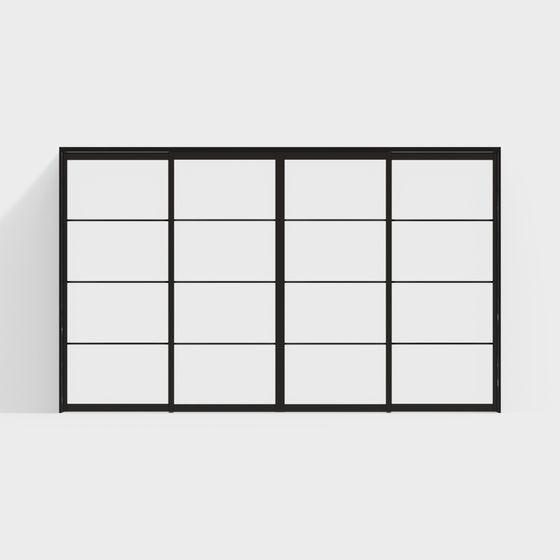 Industrial Window Frame 3D model for Modern Spaces