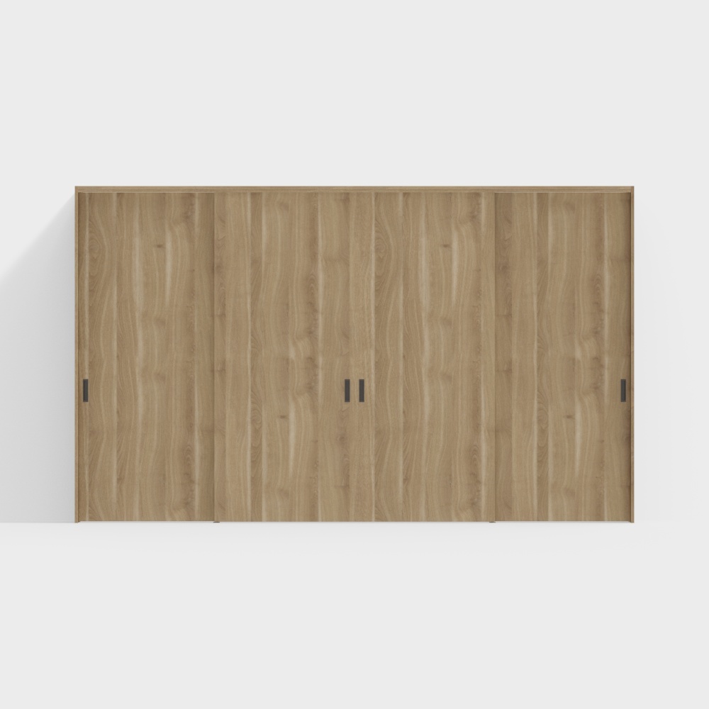 木製ドア-インテリアドア-DAA仕切り4枚スライドドア-2350-GA桜木明色