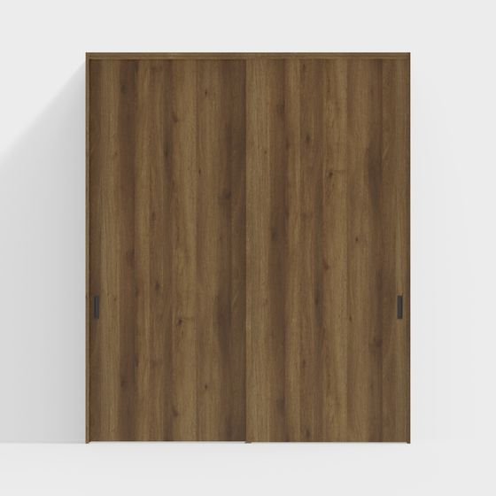 Elegant Sliding Door 3D Model for Modern Interiors