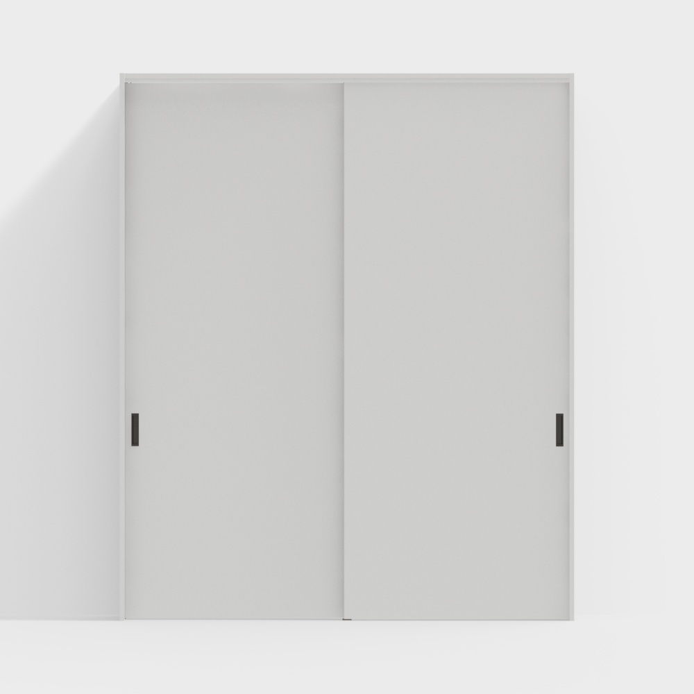 Porte en bois-porte intérieure-porte coulissante de partition DAA-2650 peinte en blanc YY