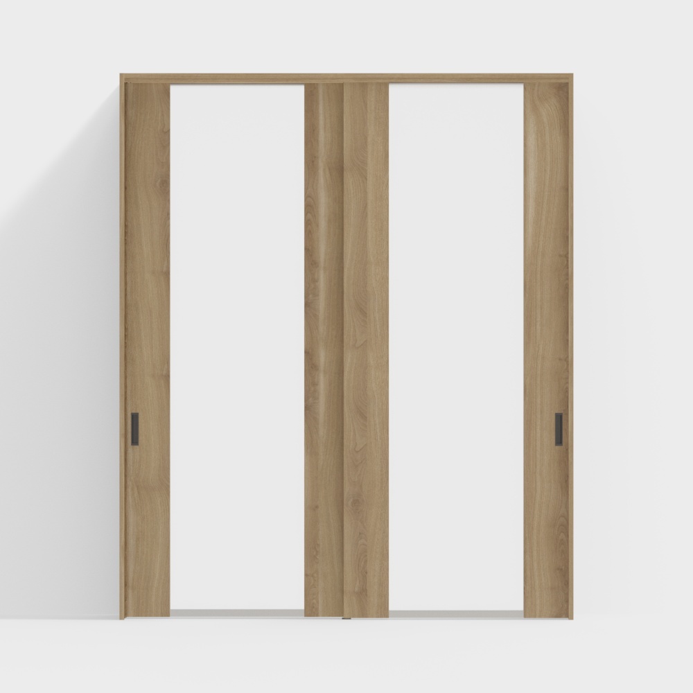 リクシルドア-内部ドア-DGNパーティションスライディングドア-2650-GAサクラ明るい色