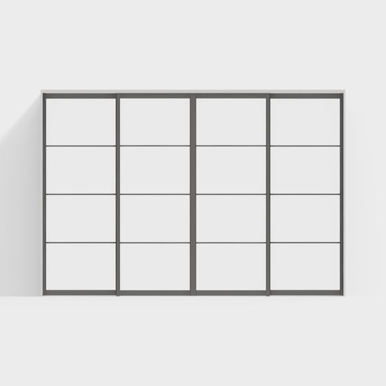 Glass Panel 3D model for Modern Aesthetics