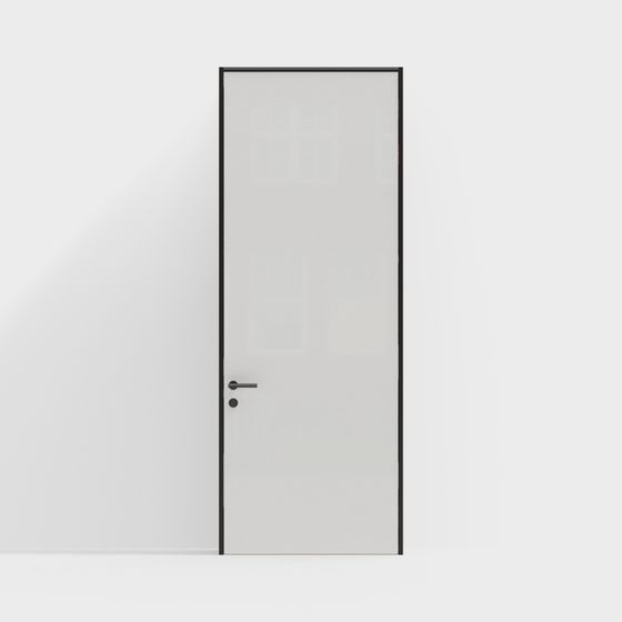 Modern Glass Door 3D model