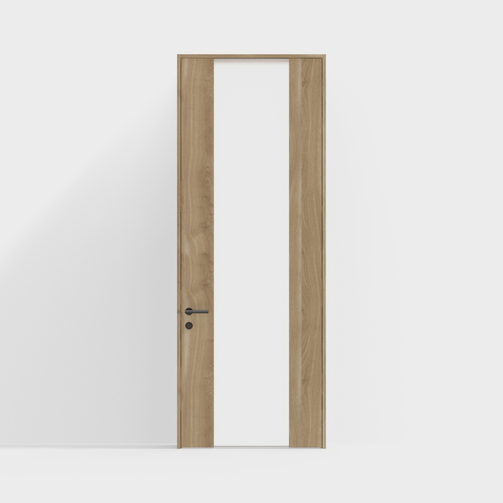 Wooden door-interior door-DGN standard door-round handle-2650-GA cherry wood bright color