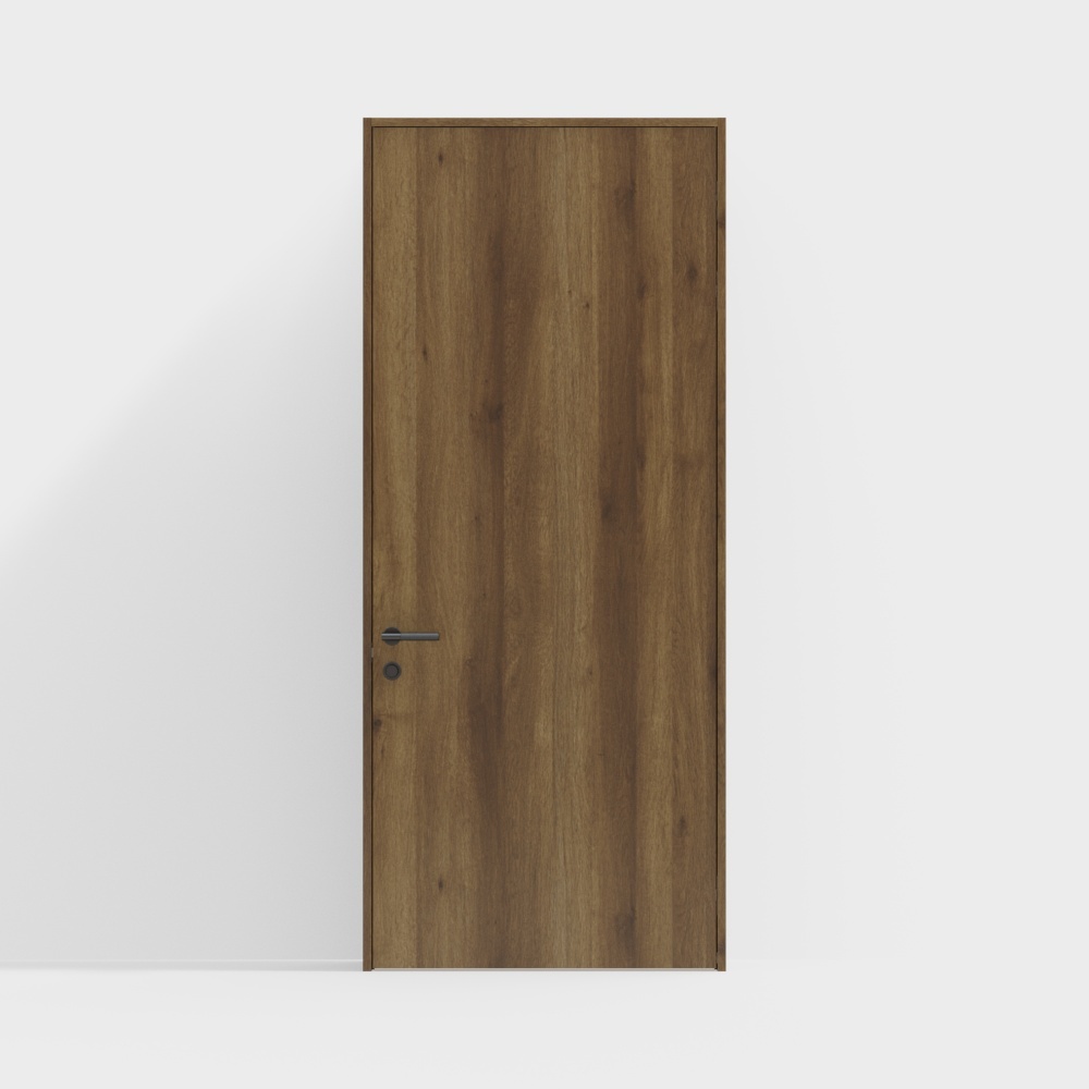 Lixilドア-内部ドア-DAAサイレントドア-ラウンドハンドル-2350-GB オーク中間