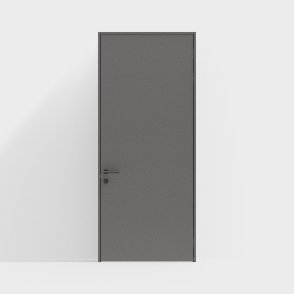 Porte intérieure Lixil-Portes intérieures-Portes silencieuses-Poignées rondes-2350-Gris