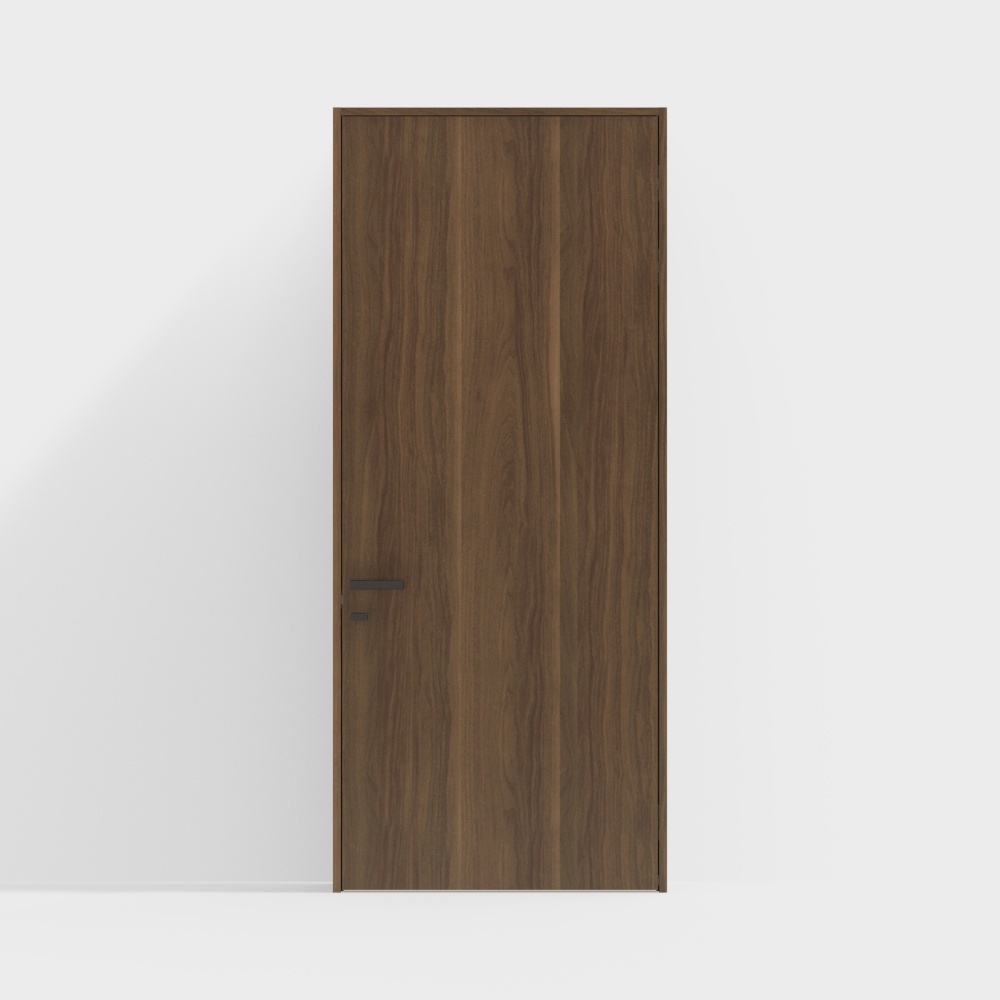 Lixil Door-Interior Door-DAA Silent Door-Square Handle-2350-GC Walnut Dark