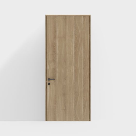 木製ドア-室内ドア-DAA 静音ドア-ラウンドハンドル-2350-GA 明るい色チェリーウッド