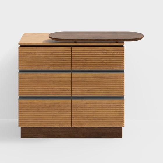 Urban Elegance Dresser 3D model for Modern Interiors